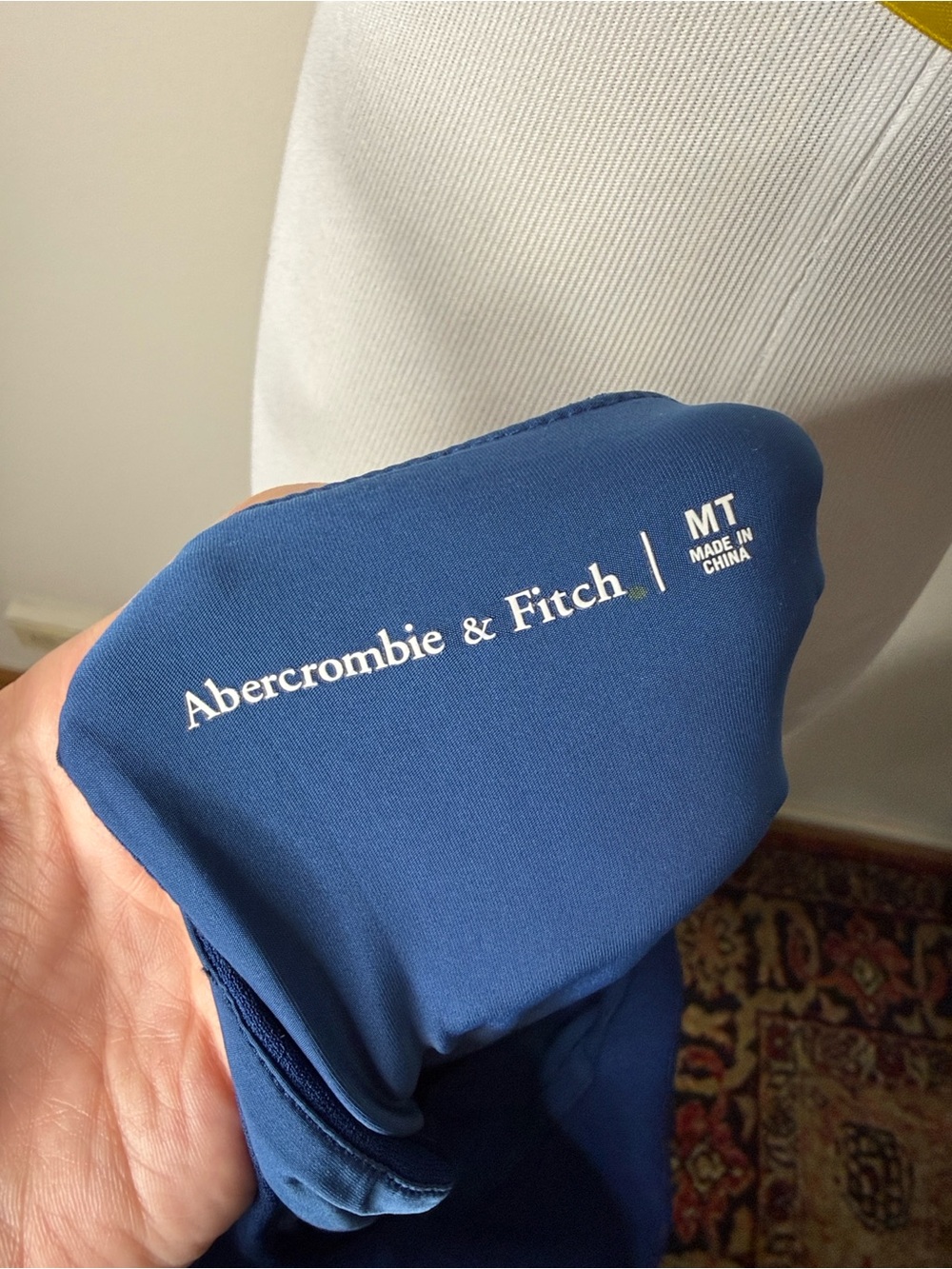 Abercrombie Royal Blue Ruched Bodycon Dress - Picture 4 of 6